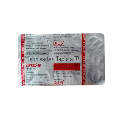 VINTEL 40 Tablet 15's - Hypertension-Ang