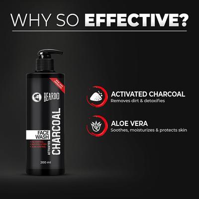 Beardo Body Wash - Activated Charcoal 200 ml - Shower Gels & Body Wash