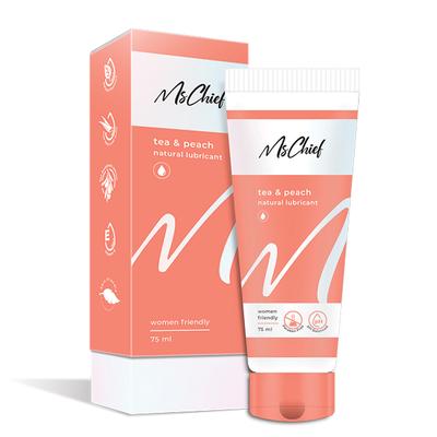 MsChief Tea And Peach Lubricant 75 ml - Flavoured Lubes