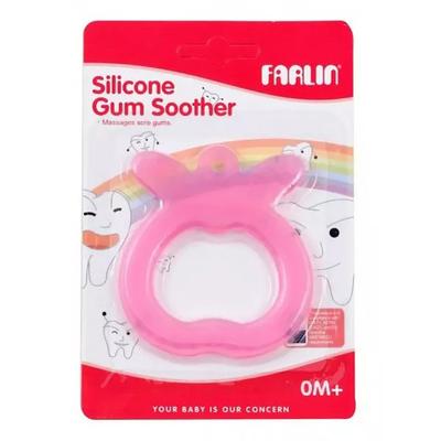 Farlin Silicone Gum Soother (0+ Months) - Pink 1's - Pacifiers & Teethers