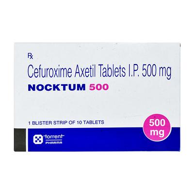 NOCKTUM 500 Tablet 10's - Bacterial Infections-Cep