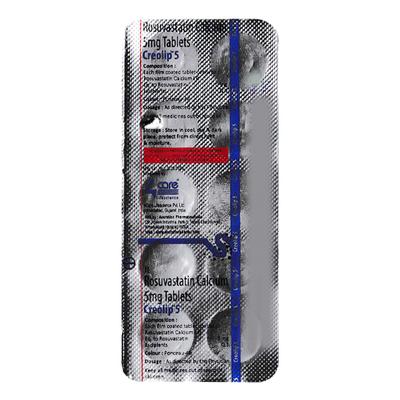 Creolip 5mg Tablet 10'S - High Cholesterol-Dys