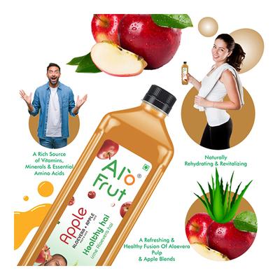 Axiom Alofrut Aloevera Pulp & Juice + Apple Juice 160 ml - Ayurvedic Juices