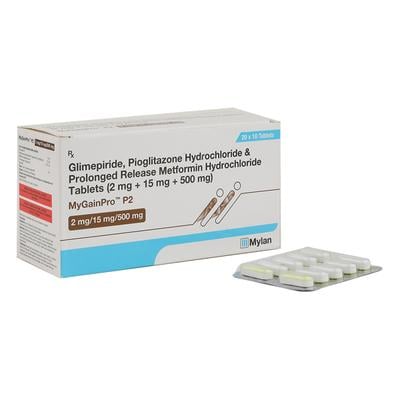 MYGAIN PRO P 2 Tablet 10's - Diabetes-Ant