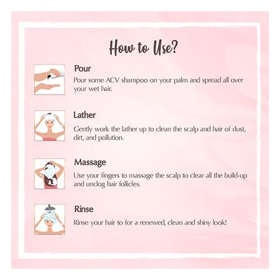 The Beauty Co. Hair Shampoo - Apple Cider Vinegar 300 ml - Shampoos