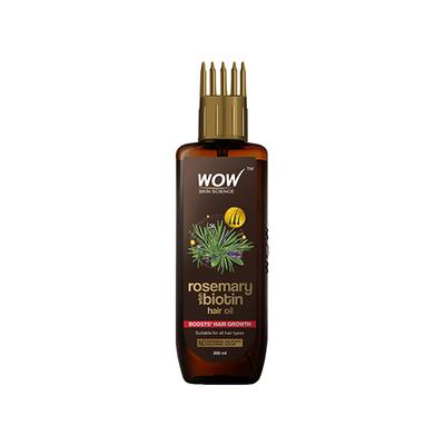 WOW Skin Science Rosemary with Biotin Hair Growth Oil 200 ml - Hair Oils