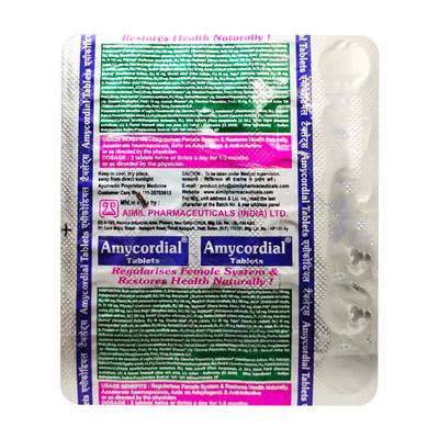 Aimil Amycordial Tablet (Pack of 4 x 30's) 1's - Speciality Medicines