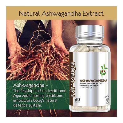 Nirvasa Ashwagandha Capsule 60's - Ashwagandha