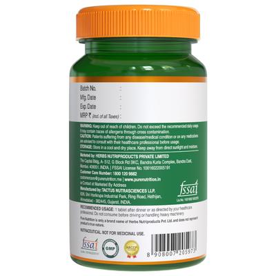 Pure Nutrition Melatonin Sustained Release 550 mg Veg Tablet 60's - Mental Health