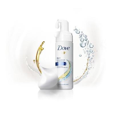 Dove 3-in-1 Makeup Removing Foaming Cleanser 150 ml - Face Wash & Cleansers