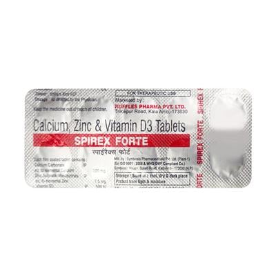Spirex Forte Tablet 10's - Supplements-Vam