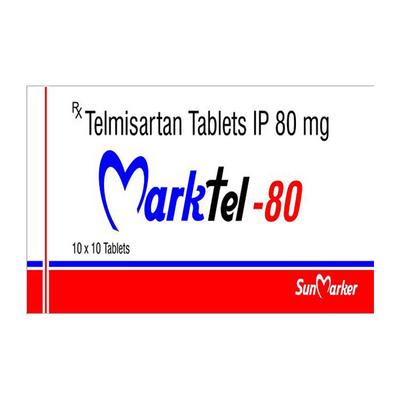 MARKTEL 80mg Tablet 10's - Hypertension-Ang