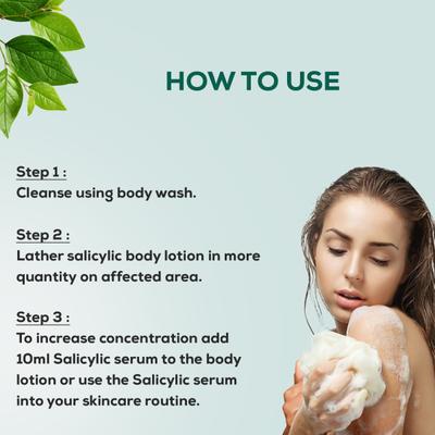 CGG Cosmetics 2% Salicylic Acid Serum in Body Wash 200 ml - Shower Gels & Body Wash
