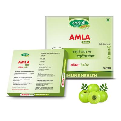 Swadeshi Ayurved Amla Tablet 30's - Health Products