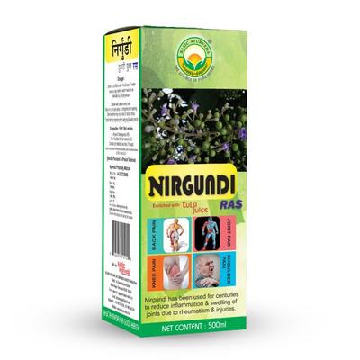 Basic Ayurveda Nirgundi Ras 500 ml - Ayurvedic Juices