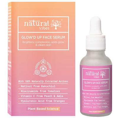 Natural Vibes Glow'd Up Face Serum 30 ml - Face Serum