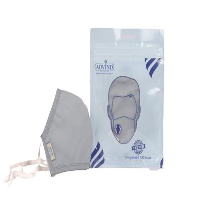 Smog Guard N95 Face Mask Without Valve (Adult Free Size) - Grey (Pack of 1) - Face Mask