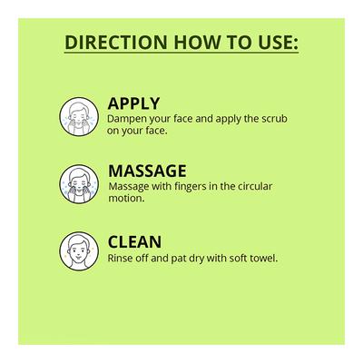 Mancode Face Scrub - Tea Tree 100 gm - Face Scrubs