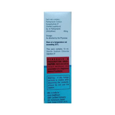 PANTATEC 40 Injection 1's - Ulcer/Reflux/Flatulence-Aaa