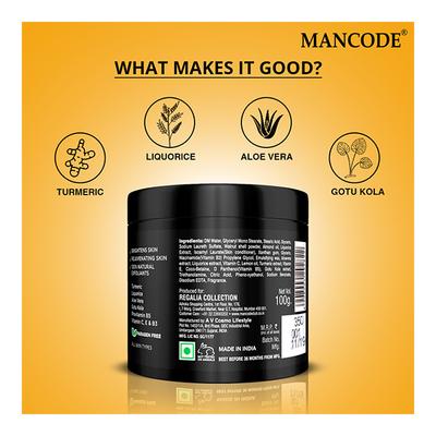 Mancode De-Tan Face Scrub 100 gm - Face Scrubs