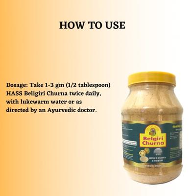 HASS Belgiri Churna 1000 gm - Speciality Medicines