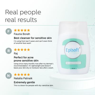 Episoft For Sensitive Skin Cleansing Lotion 125ml - Lotions & Creams