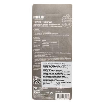 Farlin Training Toothbrush Stage 3 ( 12 M+ ) - Blue 1's - Baby Oral Care