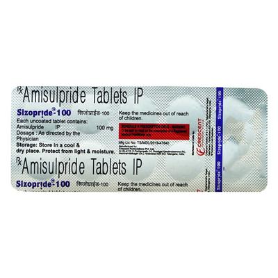 SIZOPRIDE 100mg Tablet 10's - Schizophrenia-Aps