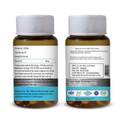 Vringra Ultra Pure Omega 369 Capsules 60's - Health Products