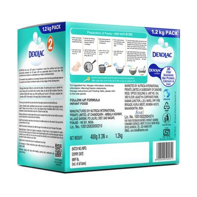 Dexolac FollowUp Formula Stage 2 Powder (6-12 months) 1.2 kg - Baby And Infant Supplements