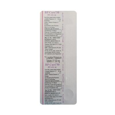 Bpcure 50mg Tablet 10'S - Hypertension-Ang