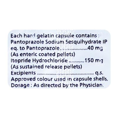 PANTIAC IT Capsule 10's - Ulcer/Reflux/Flatulence-GIT