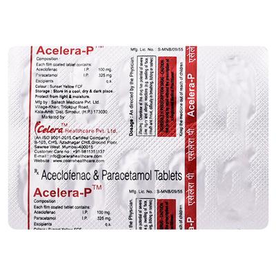 ACELERA P Tablet 10's - Pain relief-Nsa