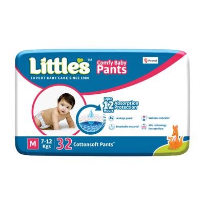 Little's Comfy Baby Pants Diapers (M) 32's - Diapers & Wipes