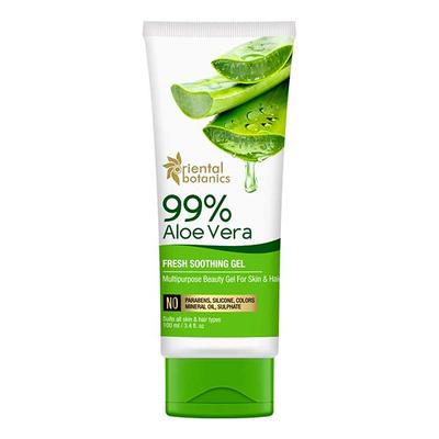 Oriental Botanics Skin & Hair Care Combo Aloe Vera Night Gel + Onion Oil+ 99% Aloe Vera Gel 350 ml - Face Wash & Cleansers