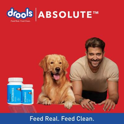 Drools Absolute Vitamin Tablet- Dog Supplement 50's - Petfood