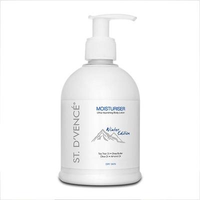 St. D'Vence Body Moisturiser Winter Edition for Dry Skin with Tea Tree Oil & Shea Butter 300 ml - Lotions & Creams