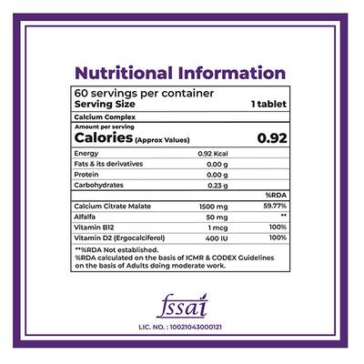 Boldfit Calcium Complex Tablet 60's - Calcium And Minerals