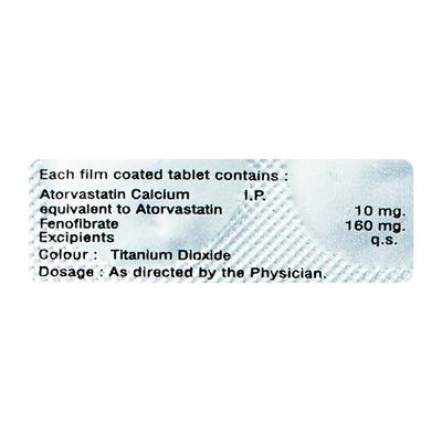 ATORSIM F 10mg Tablet 10's - High Cholesterol-Dys