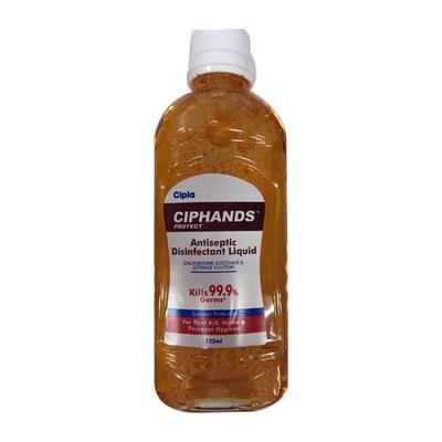 Ciphands Protect Antiseptic Disinfectant Liquid 125 ml - Hand Wash & Soaps