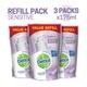 Dettol pH Balanced Handwash - Sensitive (Pack of 3 x 175 ml) - Hand Wash & Soaps