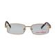 Vision Express 28621 Gold Rectangle Eyeglasses (Including Anti-Reflective Coating Lens) 1's - Wearables Eye Glasses