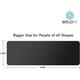 Boldfit Yoga Mat - Black (NBR) 1's - Workout Essentials