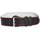MuscleXP Leather Weight Lifting Gym Belt with Buckle Fitness Gym Back Support - Black (XL) 1's - Workout Essentials