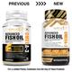 MuscleXP Advanced Fishoil Double Strength Omega 3 Capsule 60's - Omega Fish Oil Fatty Acids