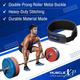 MuscleXP Weight Lifting Gym Belt - Blue (S) 1's - Workout Essentials