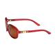 Vision Express 41274P Green Brown Solid Rectangle Sunglasses 1's - Wearables Sunglasses