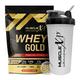 MuscleXP Whey Gold Powder - Double Chocolate Flavour 1 kg + Shaker 1's - Whey Proteins