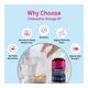 Chicnutrix Omega 3 Softgel Capsule - Chocolate Flavour 60's - Omega Fish Oil Fatty Acids