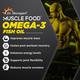 Dr. Morepen Muscle Food Omega 3 Fish Oil Softgel 60's - Omega Fish Oil Fatty Acids